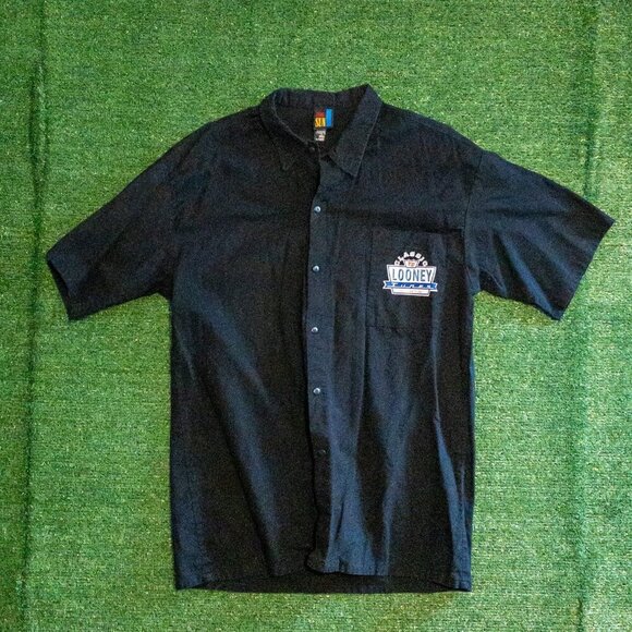 VTG SUN SPORTSWEAR LOONEY TUNES BOWLING SHIRT 1994 RETRO GRAPHIC BUGS TAZ SIZE L - Picture 6 of 7